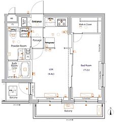 物件の間取り