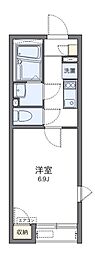 レオネクストフォーレスト 1Kの間取図画像