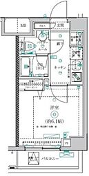 RELUXIA 横濱弘明寺 2階1Kの間取り