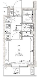 Amavel両国 1Kの間取図画像