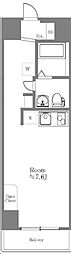 日興パレス文京パート5 ワンルームの間取図画像