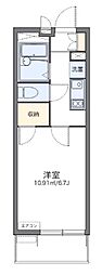 レオパレスBELL 1Kの間取図画像