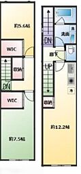 カレンレジデンス 2LDKの間取図画像
