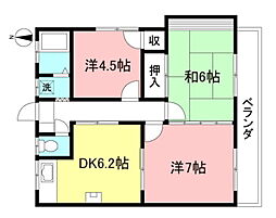 間取図画像 3DK
