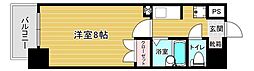 リファレンス駅南 1Kの間取図画像