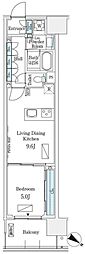 ロイヤルパークス有明 1LDKの間取図画像