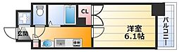 プレサンス新大阪クレスタ 1Kの間取図画像
