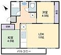 金杉台団地1-2-115階5.5万円