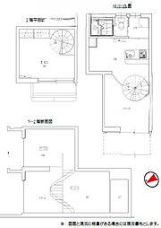ラフィーネ城北公園 1階1LDKの間取り