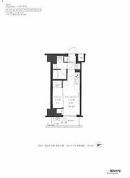 フレンシア御徒町 1DKの間取図画像