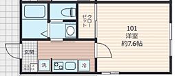 (仮称)千葉市中央区仁戸名町 1Kの間取図画像