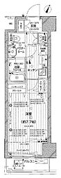 パレステュディオ渋谷本町 1Kの間取図画像