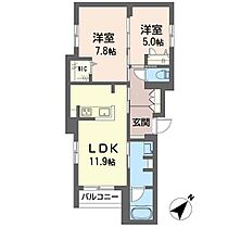 コンフォートＦ 00201 ｜ 神奈川県茅ヶ崎市浜竹１丁目10-22-7（賃貸マンション2LDK・2階・60.03㎡） その2