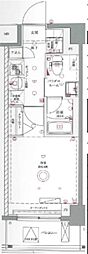 川口市西青木3丁目マンション 1Kの間取図画像