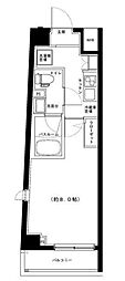 グランフォース豊島園AZ 1Kの間取図画像