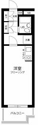 GSハイム芝大門 ワンルームの間取図画像