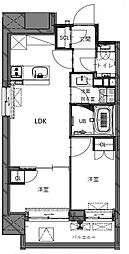 ジェイグランコート両国 2LDKの間取図画像