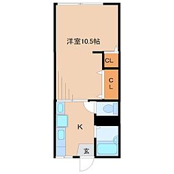 間取図画像 1DK