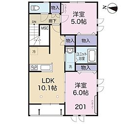 アルデーラ中野 2階