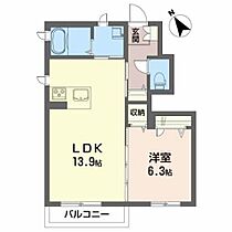 シャーメゾンさくら 102 ｜ 福島県郡山市富久山町久保田字大久保46（賃貸アパート1LDK・1階・46.83㎡） その2