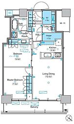 間取図画像 2SLDK
