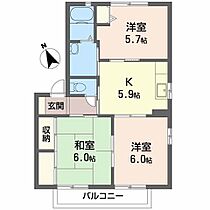 コンフォート若宮 B202 ｜ 兵庫県高砂市荒井町若宮町13-31（賃貸アパート3K・2階・52.54㎡） その2