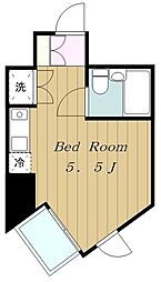 ドミトリー原町田 ワンルームの間取図画像