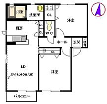 フォーレスＭ・Ｓ　I棟 A0201 ｜ 大分県豊後大野市三重町芦刈965-161（賃貸アパート2LDK・2階・54.81㎡） その2