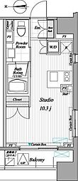 レジディア錦糸町2 ワンルームの間取図画像