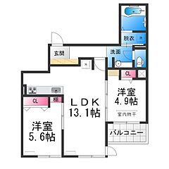 物件の間取り