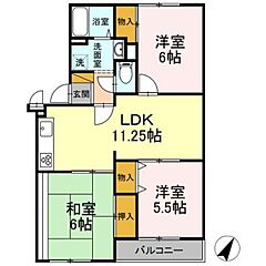 物件の間取り