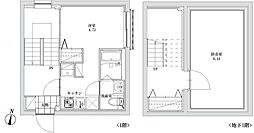 リーガランドプラス江古田 1階1DKの間取り