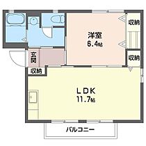 シャルマンハイツ　Ａ 00102 ｜ 茨城県下妻市半谷429-19（賃貸アパート1LDK・1階・42.70㎡） その2