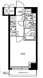 ルーブル大塚弐番館 1Kの間取図画像
