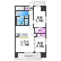 物件の間取り