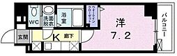 K'zカスティーリョ 1Kの間取図画像
