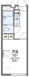 レオパレス中央林間 1Kの間取図画像