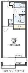 レオパレス末広タウニー 1Kの間取図画像
