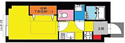 b'CASALazoSaiwai 1Kの間取図画像