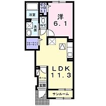 アリエッタ  ｜ 大阪府堺市堺区石津町３丁（賃貸アパート1LDK・1階・41.13㎡） その2