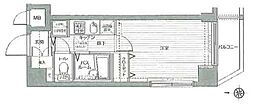 フェニックス武蔵関弐番館 1Kの間取図画像