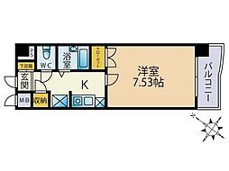 フリースペース57 1Kの間取図画像