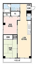 プラザ矢部 2階