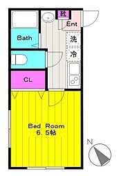 DSコート・21 1Kの間取図画像