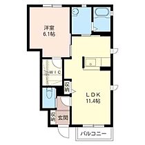 プルコットンハイム　Ｂ 00102 ｜ 茨城県日立市東多賀町５丁目16-4（賃貸アパート1LDK・1階・43.10㎡） その2