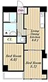 丸正鹿沼台マンション4階7.6万円