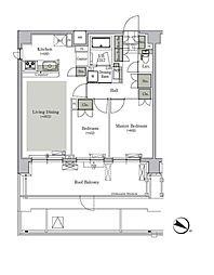 パークキューブ西ヶ原ステージ 3階2LDKの間取り