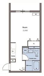 LI-Tokyo大森西 ワンルームの間取図画像