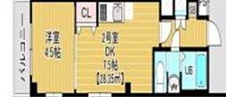 Charmant Maison 1DKの間取図画像