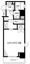 レジディア九段下 1Kの間取図画像